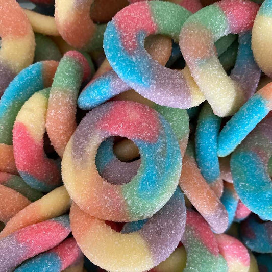 bonbon anneau multicolore halal